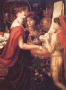 Dante Gabriel Rossetti La Bella Mano (mk28) oil painting on canvas